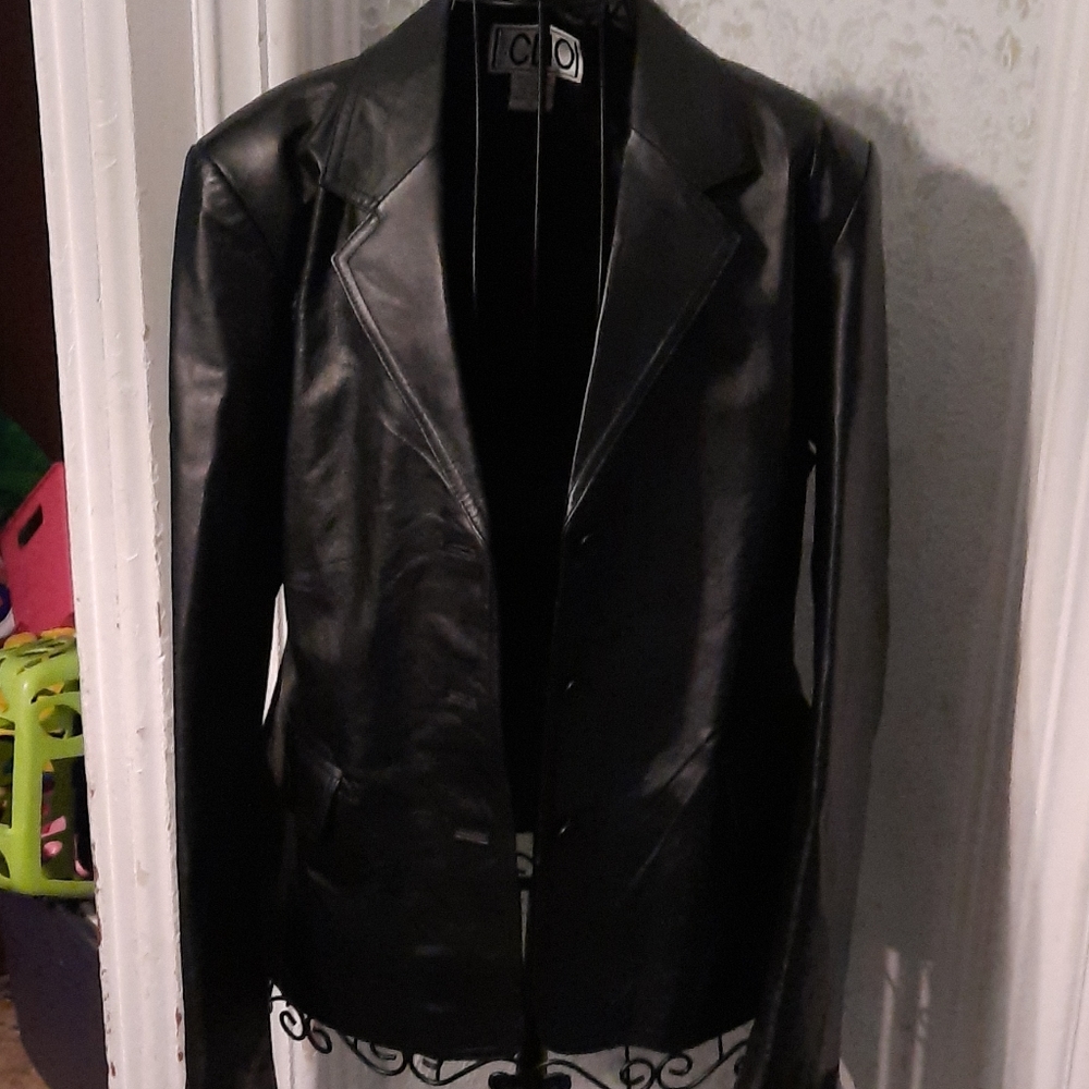 Women's leather jacket